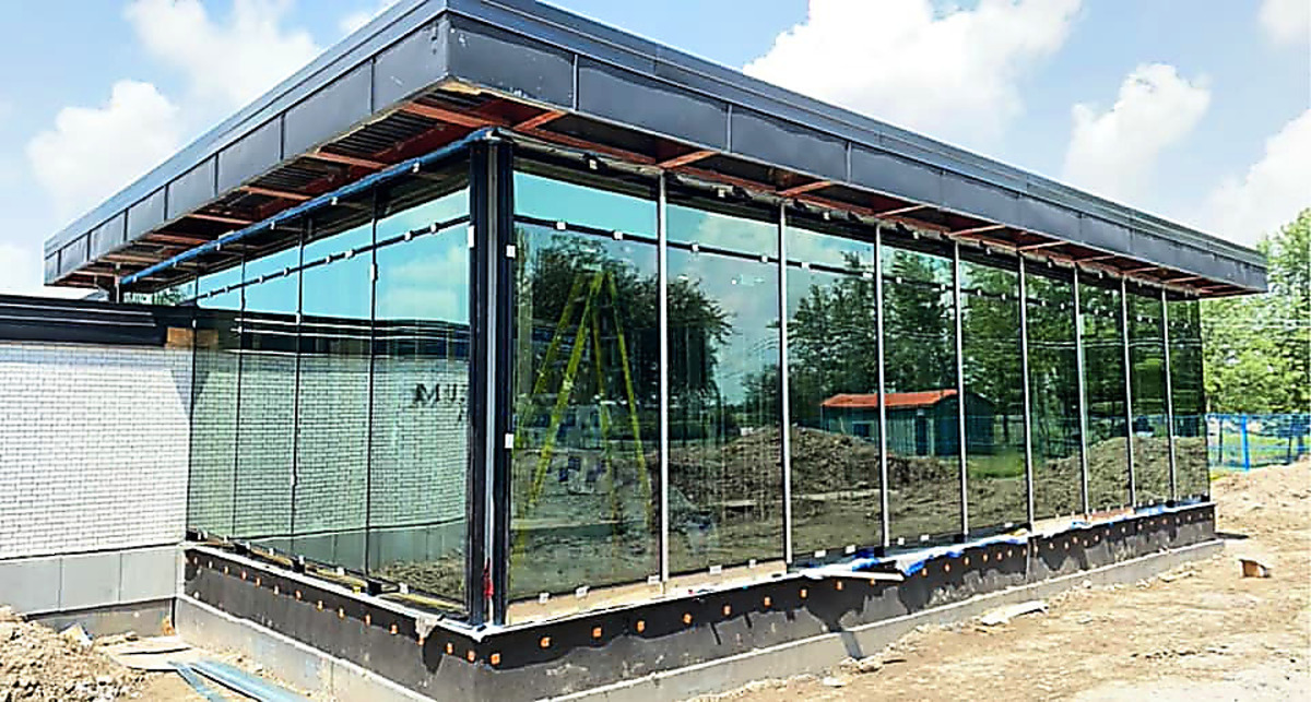 Modern Glass Pavilion